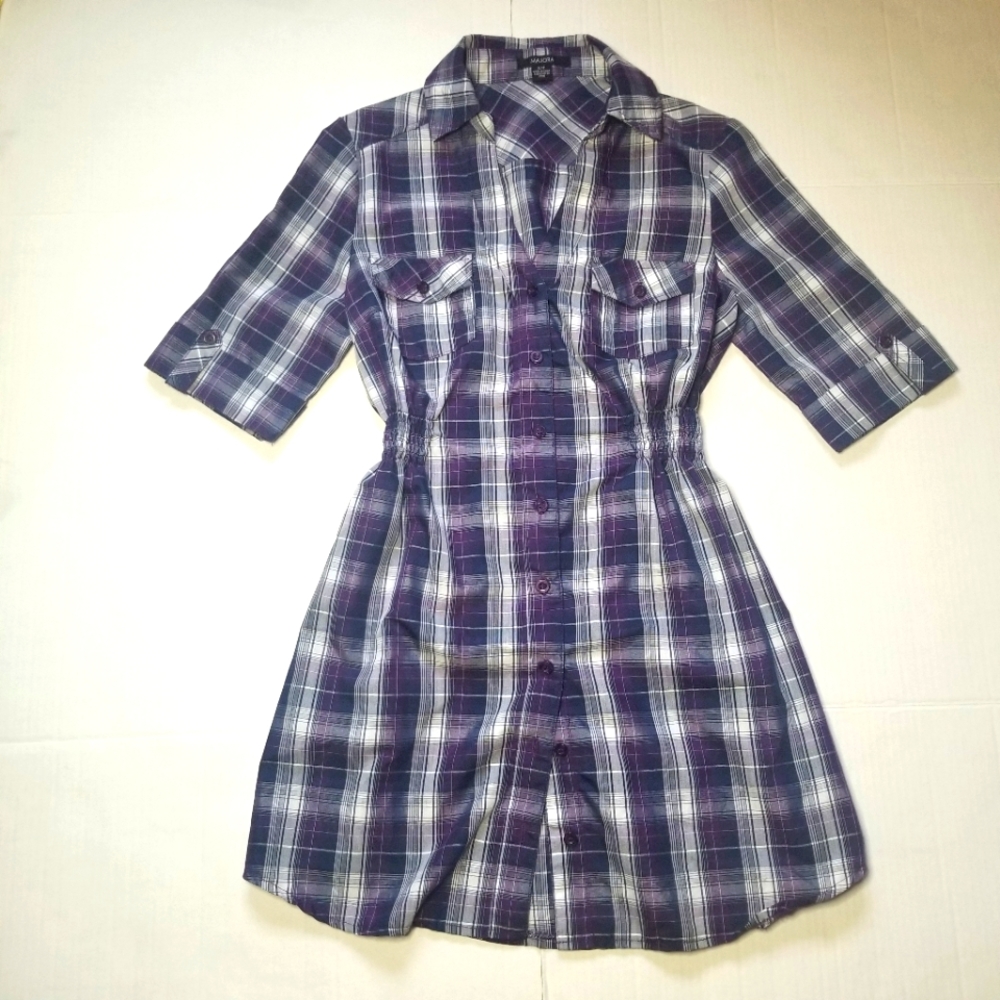 Majora Buttons-up Dress Size Small